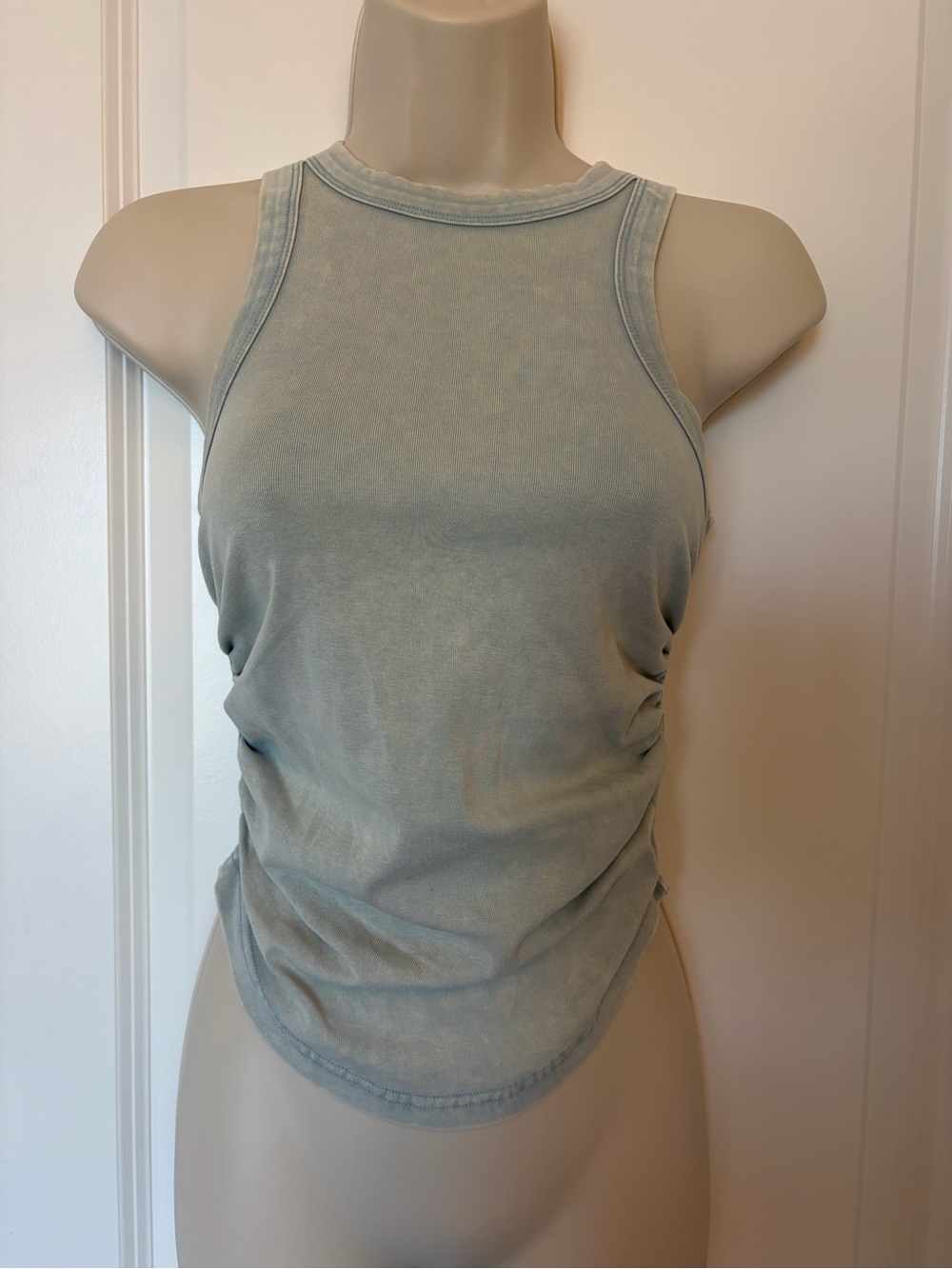 Washed Light blue Tank Top - Women